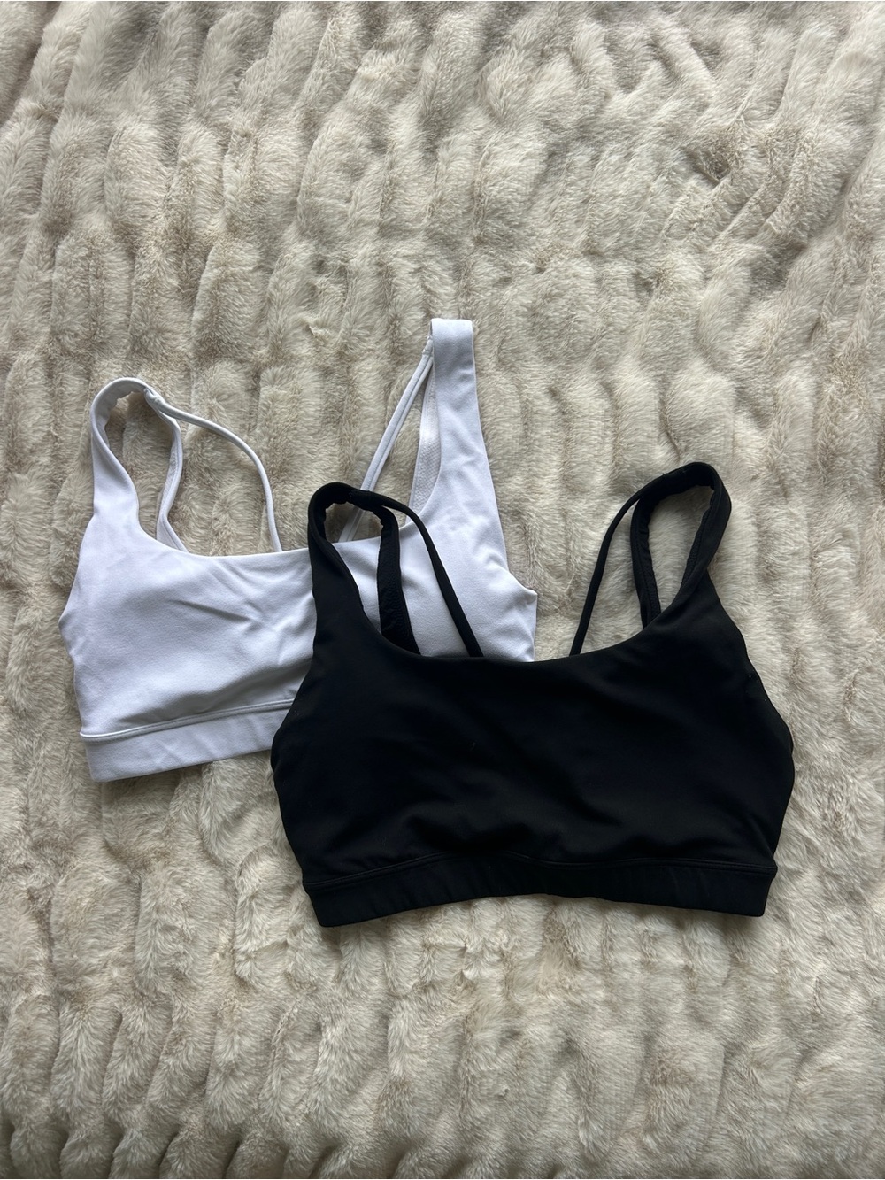 Athleta sports bra package - Black & White